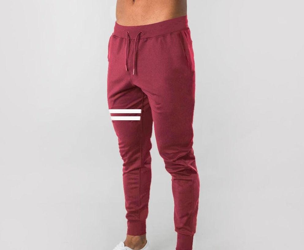 Thomas Sweatpants - short stripes Verso Red S 