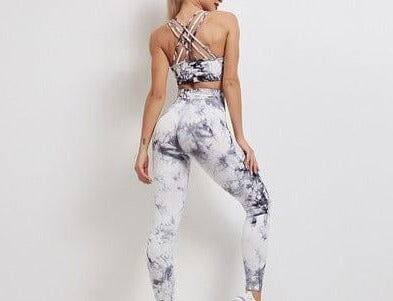 Tie dye set Verso White Leggings S 