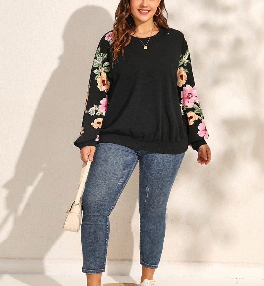 Zoe sweatshirt (Plus sizes) - VERSO QUALITY MATERIALS