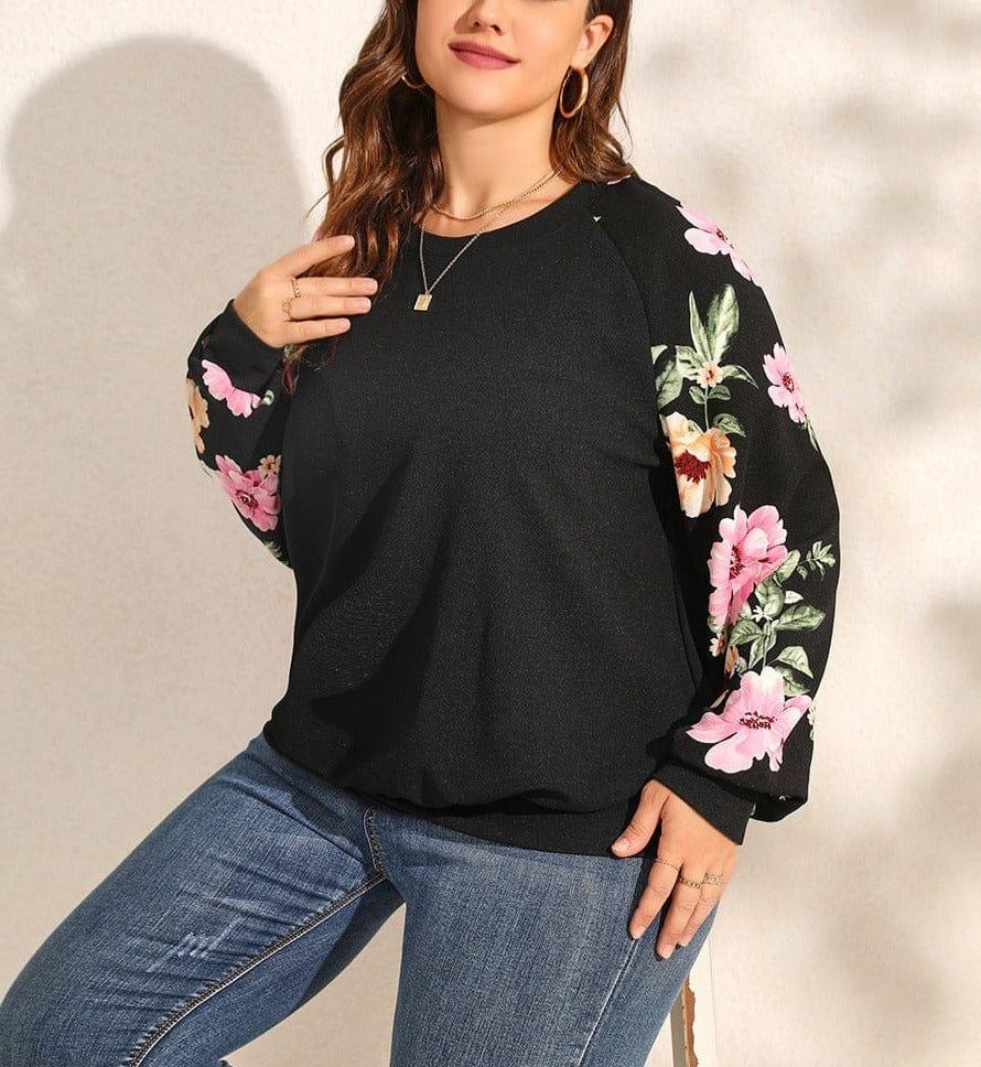 Zoe sweatshirt (Plus sizes) - VERSO QUALITY MATERIALS